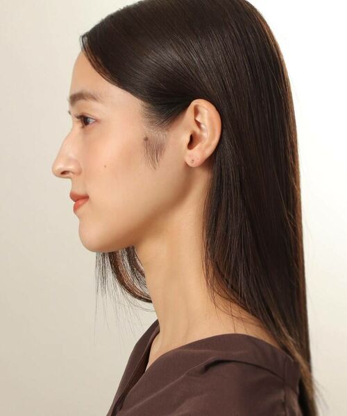 COCOSHNIK / ココシュニック ピアス・イヤリング | 【WEB限定】K10イニシャルＳ スタッドピアス（片耳用） | 詳細7