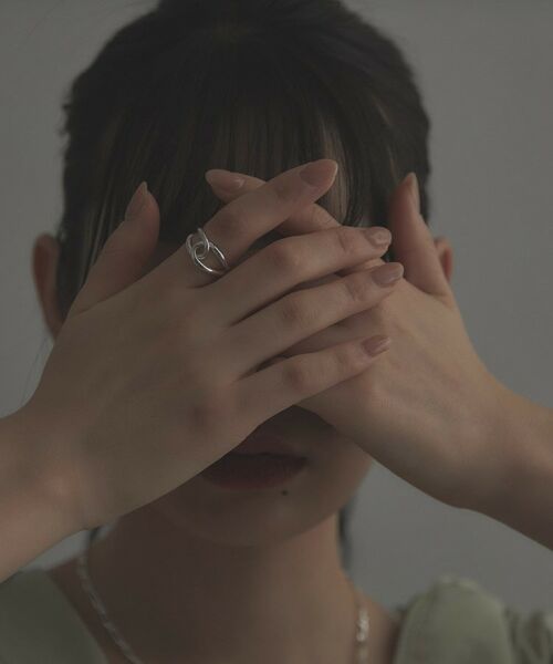 COCOSHNIK / ココシュニック リング | シルバー ラインリング オーバルノット | 詳細16