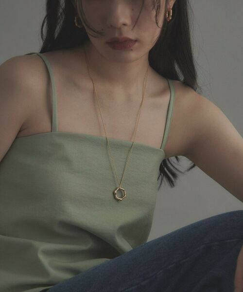 COCOSHNIK / ココシュニック ネックレス・ペンダント・チョーカー | シルバー ニュアンスネックレス ヘキサゴン GP | 詳細17