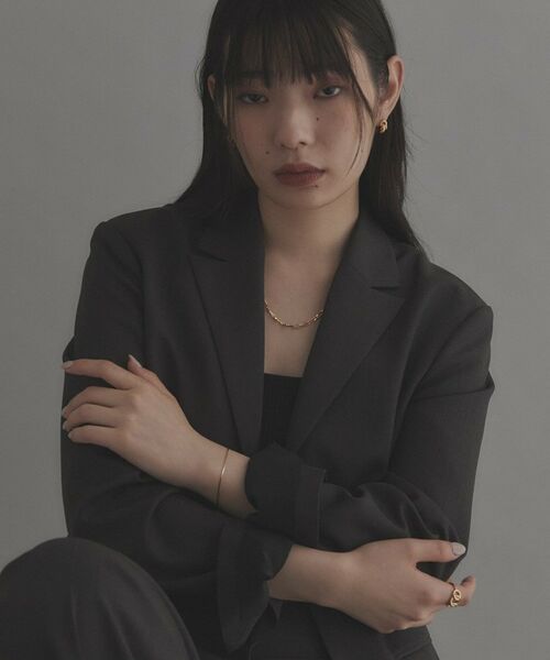 COCOSHNIK / ココシュニック ブレスレット・バングル | シルバー デザインチェーン コンパクトブレスレット GP | 詳細10