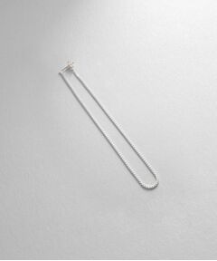 COCOSHNIK / ココシュニック ピアス・イヤリング | シルバー チェーンピアスベネチアン ロングフープ（片耳用）
