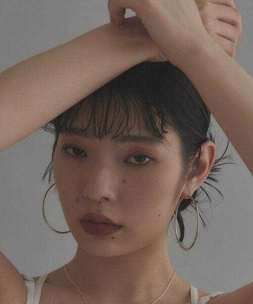 COCOSHNIK / ココシュニック ピアス・イヤリング | シルバー ソリッドフープピアスXXL | 詳細13