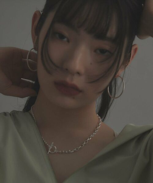 COCOSHNIK / ココシュニック ピアス・イヤリング | シルバー ソリッドフープピアスL | 詳細11