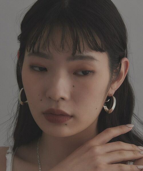 COCOSHNIK / ココシュニック ピアス・イヤリング | シルバー フォールディングピアス ストリーム | 詳細16