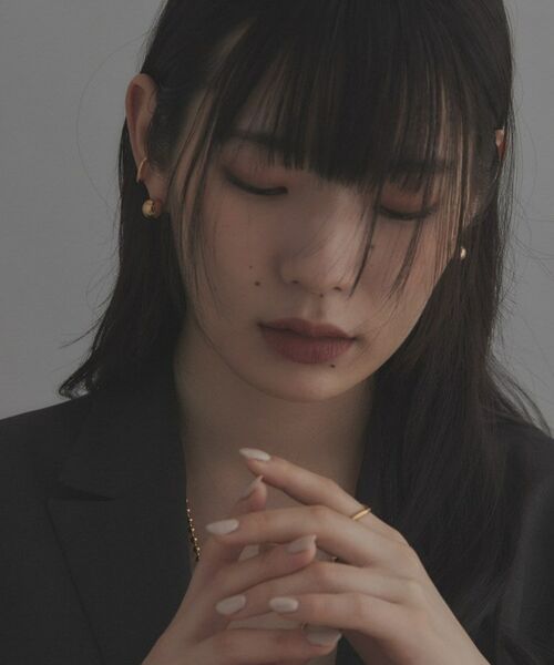 COCOSHNIK / ココシュニック ピアス・イヤリング | シルバー ホロウボール スタッドピアスS GP | 詳細15