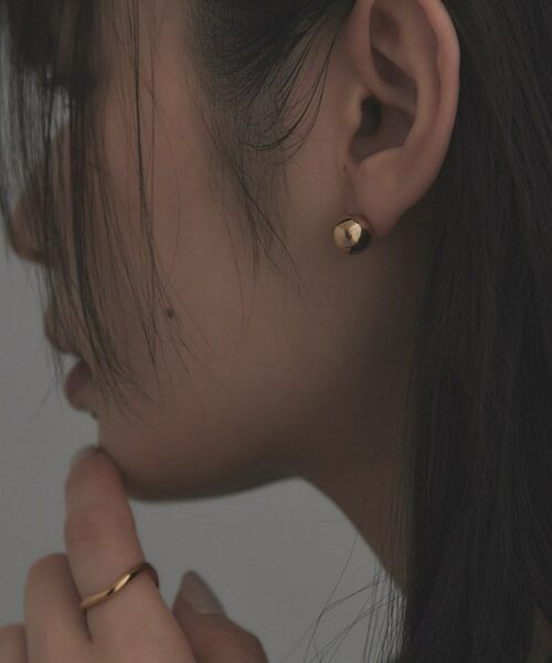 COCOSHNIK / ココシュニック ピアス・イヤリング | シルバー ホロウボール スタッドピアスS GP | 詳細17