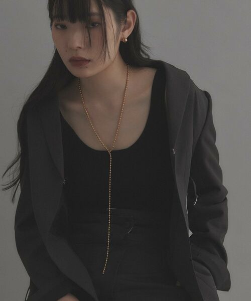 COCOSHNIK / ココシュニック ネックレス・ペンダント・チョーカー | シルバー ボールチェーン ラリエット ネックレス GP | 詳細22