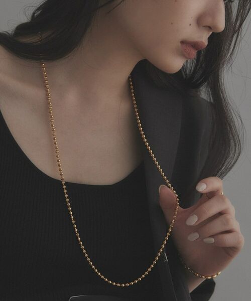 COCOSHNIK / ココシュニック ネックレス・ペンダント・チョーカー | シルバー ボールチェーン ラリエット ネックレス GP | 詳細24