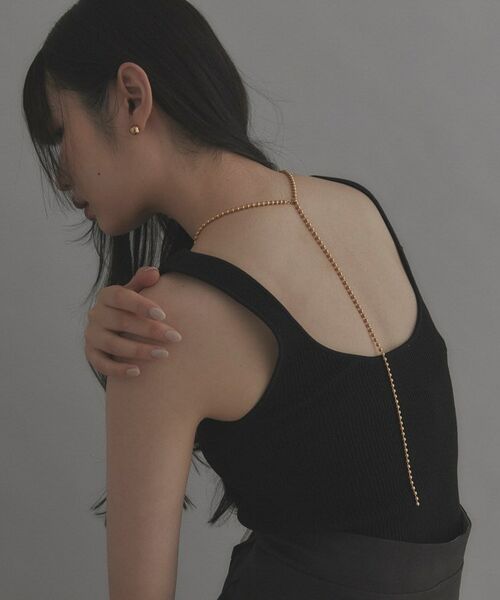 COCOSHNIK / ココシュニック ネックレス・ペンダント・チョーカー | シルバー ボールチェーン ラリエット ネックレス GP | 詳細27