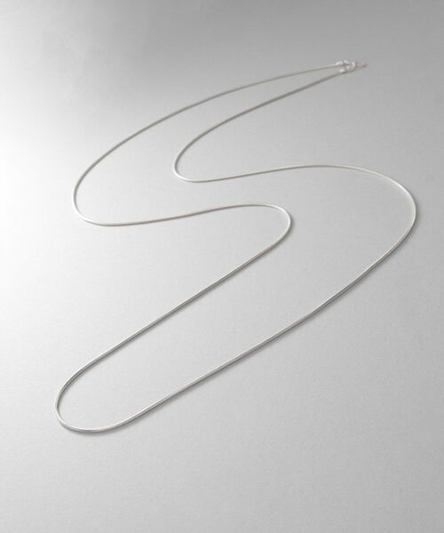 COCOSHNIK / ココシュニック ネックレス・ペンダント・チョーカー | シルバー デザインチェーン スネークネックレス（90cm） | 詳細1