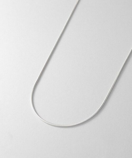 COCOSHNIK / ココシュニック ネックレス・ペンダント・チョーカー | シルバー デザインチェーン スネークネックレス（90cm） | 詳細2