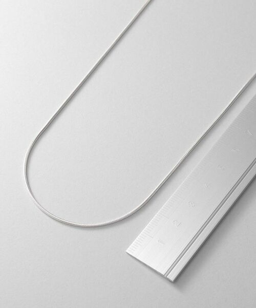 COCOSHNIK / ココシュニック ネックレス・ペンダント・チョーカー | シルバー デザインチェーン スネークネックレス（90cm） | 詳細3