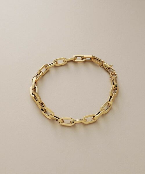 COCOSHNIK / ココシュニック ブレスレット・バングル | K18中空オクタゴンケーブルチェーン ブレスレット | 詳細1