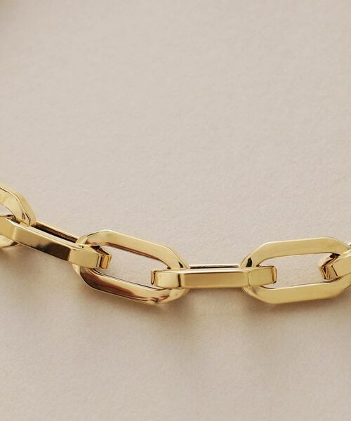 COCOSHNIK / ココシュニック ブレスレット・バングル | K18中空オクタゴンケーブルチェーン ブレスレット | 詳細2