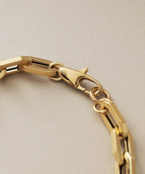 COCOSHNIK / ココシュニック ブレスレット・バングル | K18中空オクタゴンケーブルチェーン ブレスレット | 詳細3
