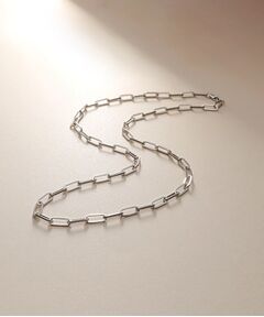 COCOSHNIK / ココシュニック ネックレス・ペンダント・チョーカー | プラチナ 中空プリムケーブルチェーン ネックレス（XL）