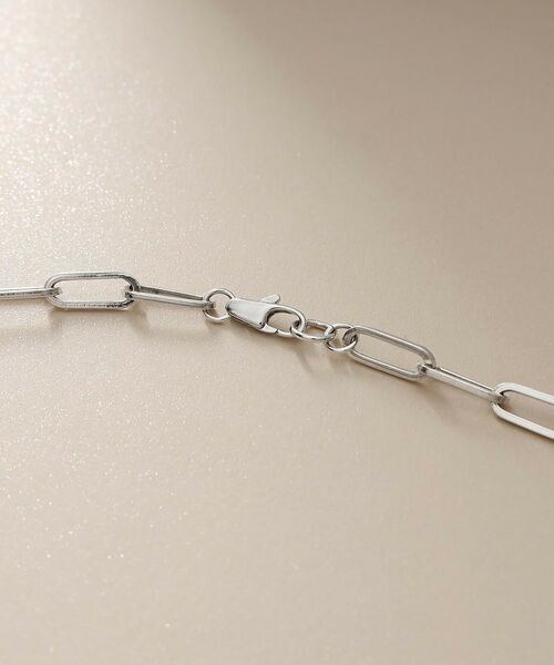 COCOSHNIK / ココシュニック ネックレス・ペンダント・チョーカー | プラチナ 中空プリムケーブルチェーン ネックレス（XL） | 詳細3