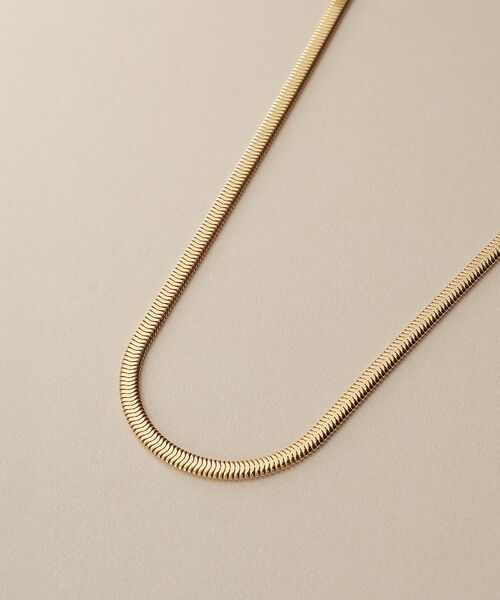 COCOSHNIK / ココシュニック ネックレス・ペンダント・チョーカー | K18オーバルスネーク ネックレス | 詳細2