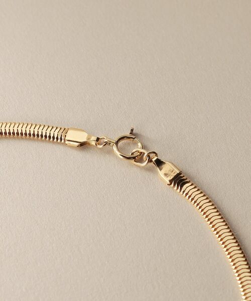 COCOSHNIK / ココシュニック ネックレス・ペンダント・チョーカー | K18オーバルスネーク ネックレス | 詳細3