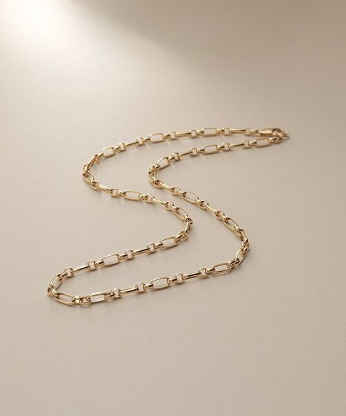 COCOSHNIK / ココシュニック ネックレス・ペンダント・チョーカー | K18中空フィガロ ネックレス細 | 詳細1