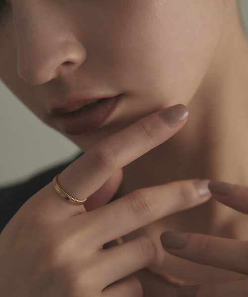 COCOSHNIK / ココシュニック リング | K18オーバルスネーク リング | 詳細7