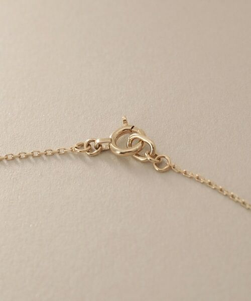 COCOSHNIK / ココシュニック ネックレス・ペンダント・チョーカー | K10【サステナブル】モアサナイトランダムパヴェラウンド ネックレス | 詳細3