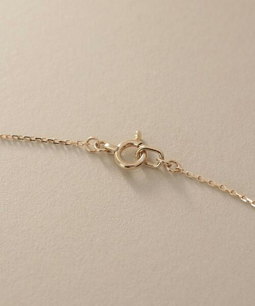 COCOSHNIK / ココシュニック ネックレス・ペンダント・チョーカー | K10【サステナブル】モアサナイトランダムパヴェスクエア ネックレス | 詳細3