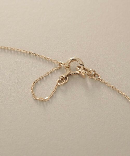 COCOSHNIK / ココシュニック ネックレス・ペンダント・チョーカー | K10【サステナブル】モアサナイトランダムパヴェスクエア ネックレス | 詳細4