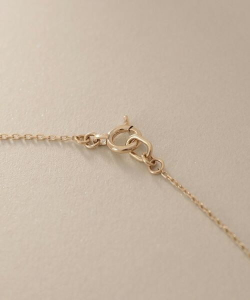 COCOSHNIK / ココシュニック ネックレス・ペンダント・チョーカー | K10【サステナブル】モアサナイトパヴェスルー ネックレス | 詳細3