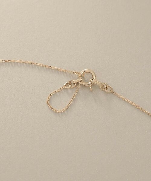 COCOSHNIK / ココシュニック ネックレス・ペンダント・チョーカー | K10【サステナブル】モアサナイトパヴェスルー ネックレス | 詳細4