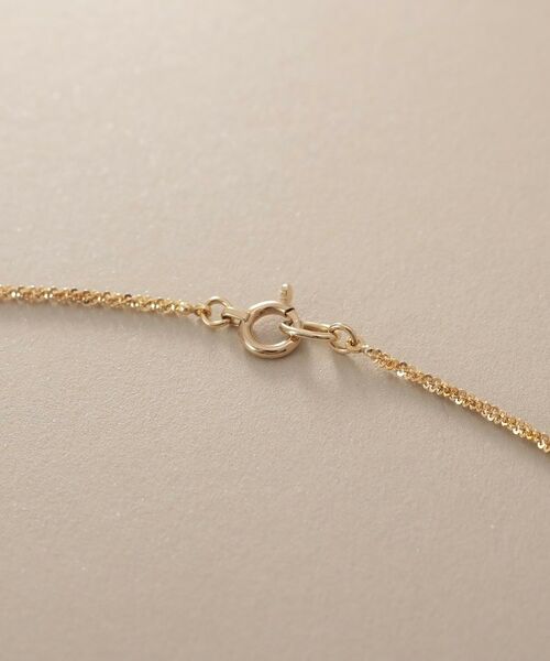 COCOSHNIK / ココシュニック ネックレス・ペンダント・チョーカー | K10クリスクロスチェーン ネックレス | 詳細3