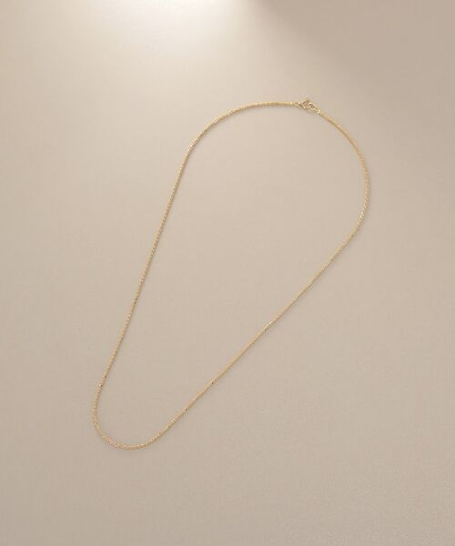 COCOSHNIK / ココシュニック ネックレス・ペンダント・チョーカー | K10クリスクロスチェーン ネックレス | 詳細4