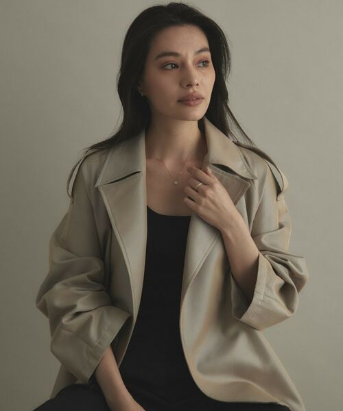 COCOSHNIK / ココシュニック リング | K10【サステナブル】モアサナイトパヴェ リング | 詳細6