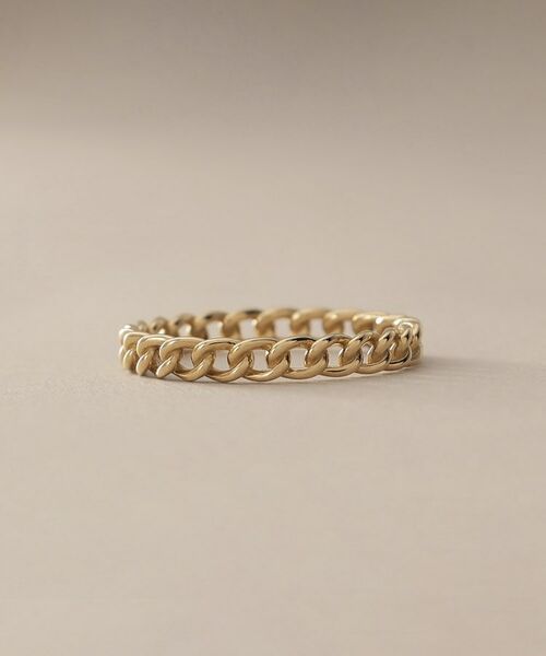 COCOSHNIK / ココシュニック リング | K10キヘイチェーンモチーフ リング | 詳細2