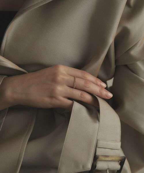 COCOSHNIK / ココシュニック リング | K10キヘイチェーンモチーフ リング | 詳細7