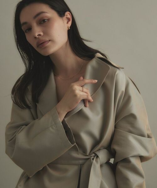 COCOSHNIK / ココシュニック ピアス・イヤリング | K10中空しのぎ フープピアス | 詳細6