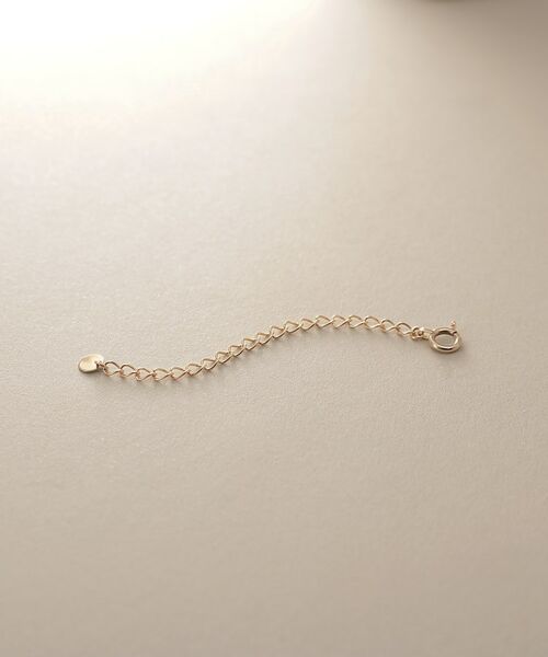 COCOSHNIK / ココシュニック アクセサリー | K10ラウンドプレート アジャスター | 詳細1