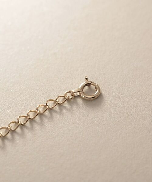 COCOSHNIK / ココシュニック アクセサリー | K10ラウンドプレート アジャスター | 詳細2