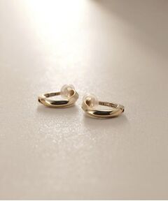 COCOSHNIK / ココシュニック ピアス・イヤリング | K10しのぎワンタッチ イヤリング