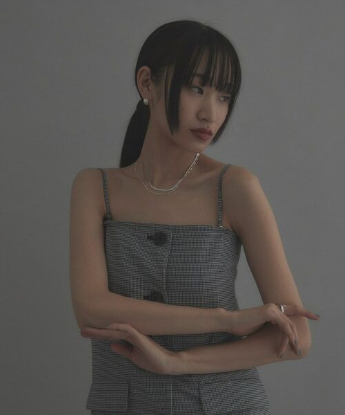 COCOSHNIK / ココシュニック ネックレス・ペンダント・チョーカー | シルバー コンビネーションチェーン フラットスネーク ベネチアンネックレス | 詳細6