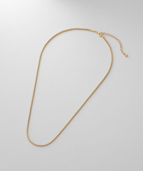 COCOSHNIK / ココシュニック ネックレス・ペンダント・チョーカー | シルバー デザインチェーン ベネチアンネックレスS（38cm） GP | 詳細4