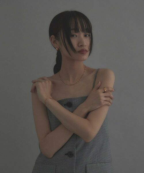 COCOSHNIK / ココシュニック ネックレス・ペンダント・チョーカー | シルバー デザインチェーン ベネチアンネックレスS（38cm） GP | 詳細6