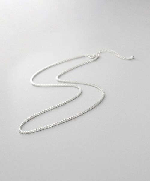 COCOSHNIK / ココシュニック ネックレス・ペンダント・チョーカー | シルバー デザインチェーン ベネチアンネックレスS（38cm） | 詳細1