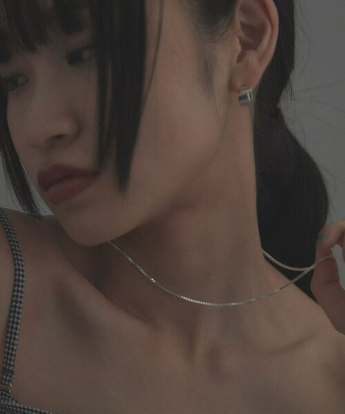 COCOSHNIK / ココシュニック ネックレス・ペンダント・チョーカー | シルバー デザインチェーン ベネチアンネックレスS（38cm） | 詳細8