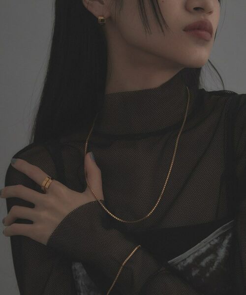 COCOSHNIK / ココシュニック ネックレス・ペンダント・チョーカー | シルバー デザインチェーン ベネチアンネックレスM（55cm） GP | 詳細7