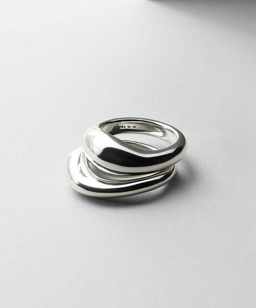 COCOSHNIK / ココシュニック リング | シルバー【サステナブル】ニュアンススタックリング | 詳細2