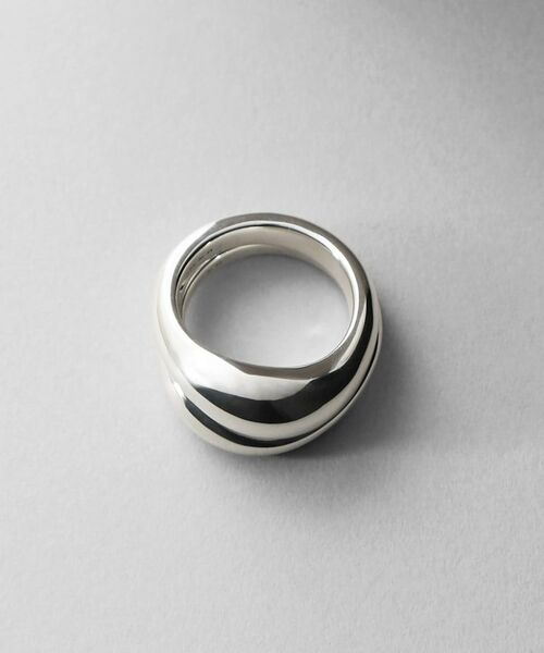 COCOSHNIK / ココシュニック リング | シルバー【サステナブル】ニュアンススタックリング | 詳細3