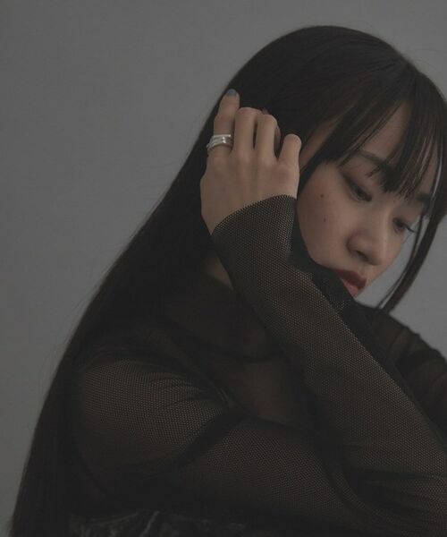 COCOSHNIK / ココシュニック リング | シルバー【サステナブル】ジオメトリックスタックリング | 詳細7