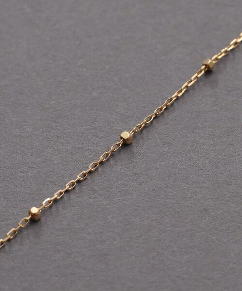 COCOSHNIK / ココシュニック ネックレス・ペンダント・チョーカー | K10スキニーネックレス スタッドケーブル | 詳細3