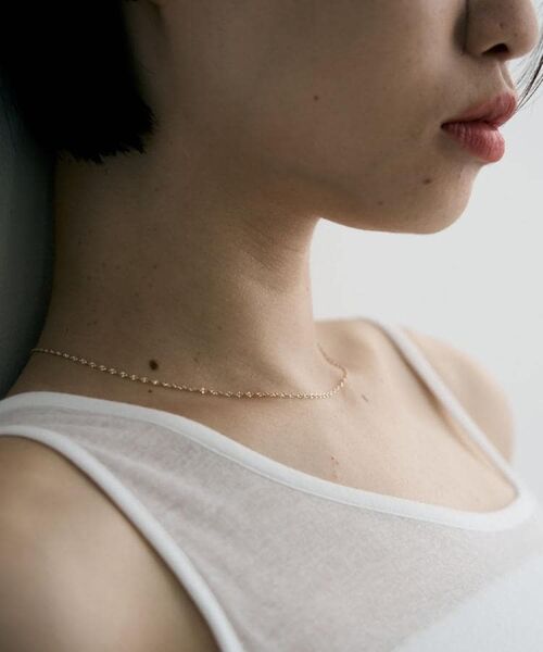 COCOSHNIK / ココシュニック ネックレス・ペンダント・チョーカー | K10スキニーネックレス モーグルチェーン | 詳細10